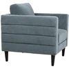 Fotelis Home4You Armchair STEVENS greenish-pilkas