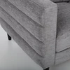Fotelis Home4You Armchair STEVENS pilkas