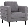 Fotelis Home4You Armchair STEVENS pilkas