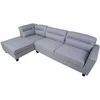Fotelis Home4You Kampinė sofa HELSINKI KK, šviesiai pilka.