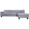 Fotelis Home4You Kampinė sofa HELSINKI DK, šviesiai pilka