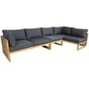 Fotelis Home4you Kampinė sofa SERENITY 2+2+1