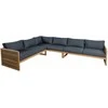 Fotelis Home4you Kampinė sofa SERENITY 2+2+2, Modulinė Tikmedžio mediena