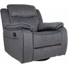 Home4You Fotelis Recliner GENTRY, Pilkos spalvos