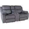 Fotelis Home4You Sofa su atlošu GENTRY 2-vietė, mechaninė, pilka