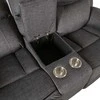 Fotelis Home4You Sofa su atlošu GENTRY 2-vietė, mechaninė, pilka