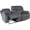 Fotelis Home4You Sofa su atlošu GENTRY 2-vietė, mechaninė, pilka