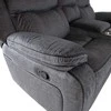 Fotelis Home4You Sofa su atlošu GENTRY 2-vietė, mechaninė, pilka