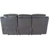 Fotelis Home4You Sofa su atlošu GENTRY 3-vietė, mechaninė, pilka