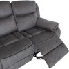 Fotelis Home4You Sofa su atlošu GENTRY 3-vietė, mechaninė, pilka