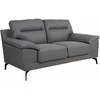 Fotelis Home4You Sofa ENZO 2-vietė, tamsiai pilka