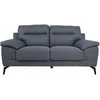Fotelis Home4You Sofa ENZO 2-vietė, tamsiai pilka
