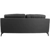 Fotelis Home4You Sofa ENZO 3-vietė, tamsiai pilka