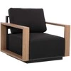 Fotelis Home4You Dark Sofos modulis FULLER 68x89xH70,5cm, tamsiai pilka