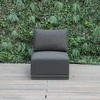 Sofa Home4You Dark Sofos modulis FULLER 68x89xH70,5cm, tamsiai pilka