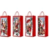 Lova Home4You Dovanų maišelis buteliui „SANTA DAY“, 12x36x9 cm, įvairių spalvų