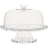 Home4You Stiklinė lėkštė 3in1 torto lėkštė D31xH23cm
