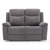 Home4You Atlošiamoji sofa MILO 2, dvivietė, 155x96xH103cm, su elektriniu mechanizmu, pilka