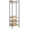 Home4You Prieškambario lentyna HANNES 52x40xH180cm Rustic melaminas