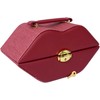 Papuošalų dėžutė SEZANE LIPS 25x12x12,5cm, raudona