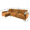 Home4you Kampinė sofa DAISY KK, ruda