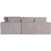 Home4you Kampinė sofa EDRA Šviesi Pilka 241x241 cm