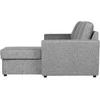 Home4You Kampinė sofa-lova INGA pilka