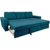 Home4you Kampinė sofa-lova INGMAR Žalia