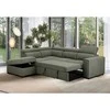 Home4you Kampinė sofa-lova ODELIA-2 LC Žalia