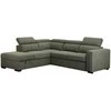Home4You Kampinė sofa-lova ODELIA-2 LC Žalia
