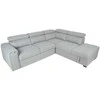 Home4You Kampinė sofa-lova ODELIA-2 RC, pilka