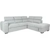 Home4You Kampinė sofa-lova ODELIA-2 RC, pilka