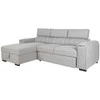 Home4You Kampinė sofa-lova ODELIA LC, pilka