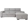Home4you Kampinė sofa-lova ODELIA RC Pilka