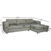 Home4you Kampinė sofa SIRE RC Žalia