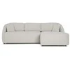 Home4you Kampinė sofa VALERY PN Kreminė, Išskleidžiama