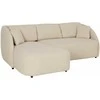 Home4you Kampinė sofa VALERY VN Kreminė, Išskleidžiama