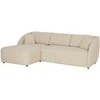 Home4you Kampinė sofa VALERY VN Kreminė, Išskleidžiama