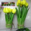 Home4You Dirbtinė gėlė FLOWERLY 5vnt/komplektas, tulpės