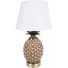 Home4You Lamp Stalinis šviestuvas ANANAS H45cm, ruda