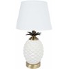 Home4You Lamp Stalinis šviestuvas ANANAS H45cm, baltas