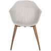 Home4You Mėlyna Chair Mėlynas HUG baltas