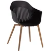 Home4You Mėlyna Chair Mėlynas HUG juodas
