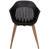 Home4You Mėlyna Chair Mėlynas HUG juodas