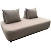 Lauko baldų komplektas Home4You Sofa AMORE, 2 vietų, smėlio spalvos