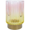 LED šviestuvas WINGS AMBER H13cm daugiaspalvis, su taimeriu