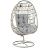 Home4You Poilsio krėslas CASSIA Besisukantis 85x85xH151cm Smėlio