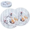 Home4You Lėkštės MIA SNOW D26cm 2vnt dovanų dėžutėje