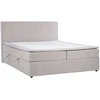 Lova Home4You Continental bed KUKA MOON 180x200cm light pilkas, with storage