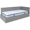 Home4you Lova JASPER 90x200cm su čiužiniu HARMONY DUO Pilka